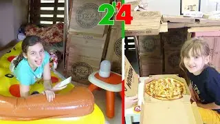 VIVRE 24H DANS UNE TOUR FOUR À L'ITALIENNE !