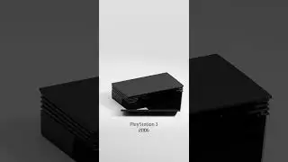 PlayStation Evolution. Made in blender 