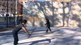 Paddle Ball Spidey vs Bat Wei