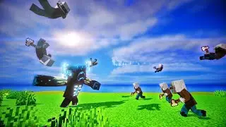 Warden Raids Illagers / Minecraft Animation / Warden Vs Illagers