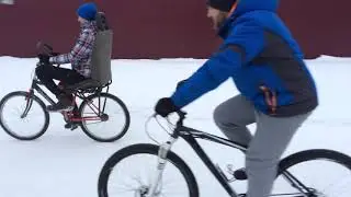 На что способен велосипед с рулём от автомобиля
