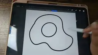 learn how to make egg drawing on procreate/procreate drawing painting tutorial/procreate tutorial