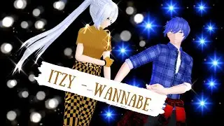 ◤MMDxOC◥ ➽ ITZY - WANNABE