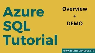 Azure SQL Tutorial for Beginners | Azure SQL Database Tutorial for Beginners