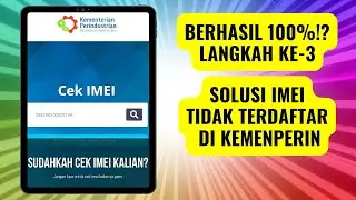 IMEI SOLUTION IS NOT REGISTERED AT THE MINISTRY OF INDUSTRY - The 3rd Way 100% Works !!!