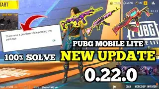 There was a problem while parsing the package problem 100% solve PUBG LITE NEW Update king cobra YT