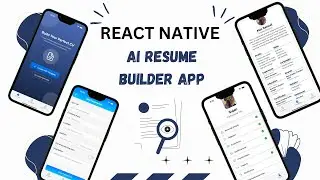 🔴 Let's build a Full Stack AI Resume Builder with REACT NATIVE using Expo | TypeScript PART 2