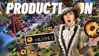 Building an 8,000 PRODUCTION City in Civ 6 [No Cheats or Gameplay Mods]