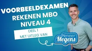 Voorbeeldexamen Rekenen MBO Niveau 4 - Deel 1 - Nieuwe rekeneisen