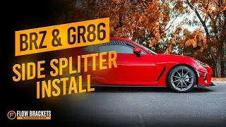 How to Install our Side Splitter on the new BRZ & GR86 | Flow Designs