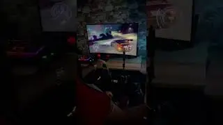 Got almost hit by a CAR while drifting a BMW😱 #game #gaming #drift #steeringwheel #needforspeedheat