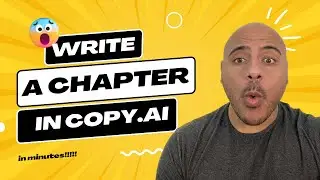 Copy.ai How to Write a Book Chapter in Minutes