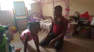 Gymnastics with my little sister