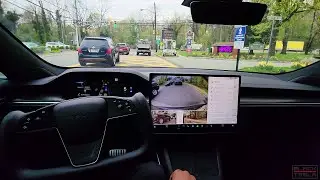 FSD Beta 11.3.6 - Suburbia Point-to-Point Drive
