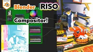 Creating A Riso Compositor In Blender: Transforming RGB To CMYK or CMY