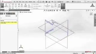 002 Create a new sketch in solidworks