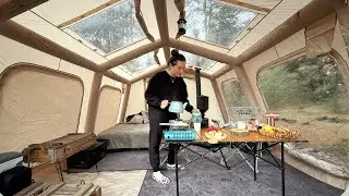 Back in the forest after months! First camp of the season