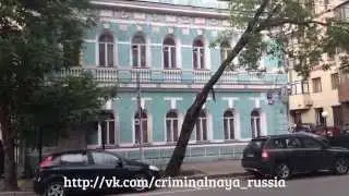 Место взрыва автомобиля 