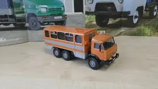 Обзор модели Камаз-43118 Нефаз-4208, масштаб 
