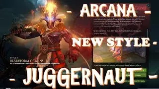 Dota 2: (New Style) The Juggernaut Arcana, Bladeform Origins - 7.03