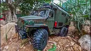 Custom build WPL B36 Ural 6x6 rc truck scale 1/16