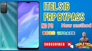 Itel S16 (W6502)  FRP Bypass. Android 9 and 10. Latest solution Without pc.