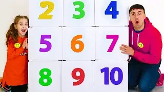 Надя учит считать до 10
