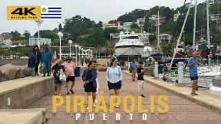 🇺🇾 PIRIÁPOLIS: Paseo por el PUERTO | Maldonado | WALKING TOUR 2025 [ 4K ]