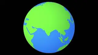looping earth 2d stock footage
