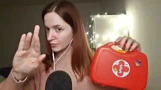 ASMR help you relax - wooden sticks + car  - energy sprinkle and face massage - personal attention