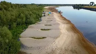 The entire Pripyat River in Belarus. 500 km of the river from Ukraine through Pinsk, Turov, Petri...