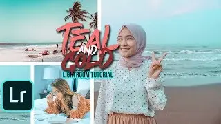 Tutorial Lightroom cc - Instagram Teal & Gold Color Tone