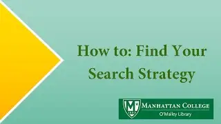 How to: Find Your Search Strategy
