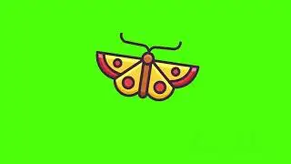 Butterfly 🦋 - 2D animated, Green Screen Video 