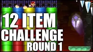 DEATH PERCEPTION | Mario Maker 2 | The Basement | 12 Item Challenge Round 1 (part 1)
