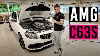 JÖTT HOZZÁNK egy AMG C63s!😍 - Műhely #1.