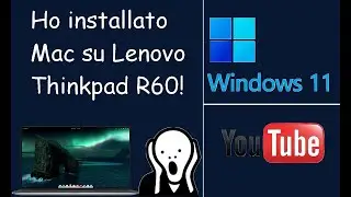 Ho installato Mac  Elementary OS su un Lenovo ThinkPad R60.