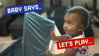 Baby says play with me!