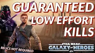 Galactic Conquest Hard - I Know Everything & Path Forward - Guaranteed, Low Effort Kills | SWGoH