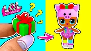 НОВОГОДНИЕ ЛАЙФХАКИ для кукол ЛОЛ! LOL Surprise LIFE HACKS! Поделки к Новому году мастер-класс