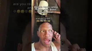 Kamala Harris calling Trump after Biden stepped down #relatable #kamalaharris #trump #biden