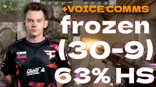 CS2 POV FAZE frozen (30-9) (+voice comms) vs FACEIT (ancient) - FACEIT PRO DEMO