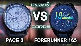 14 отличий Garmin Forerunner 165 от Coros Pace 3