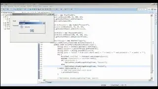 Java Swing Login Form with MySQL Database Connection using JDBC