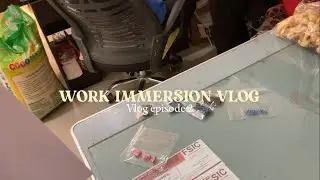 WORK IMMERSION vlog 📚(ep 2), first day fun experience of my work immersion