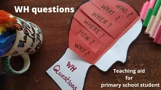 WH question/simple TLM/english teaching aid for primary school student/Gj studies 😀