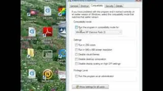 How to run incompatible software on Win7/vista/XP