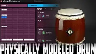 Creating Drums in MSoundfactory using physical modeling