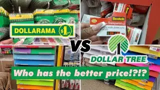 DOLLARAMA VS DOLLARTREE: Who has the better price!?