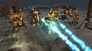 Unification Mod 2021: Survival: TAU Empire vs Orks! - Warhammer 40K: Dawn Of War: Soulstorm